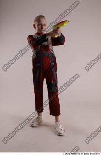 DENISA PILOT STANDING POSE WITH GUN 3